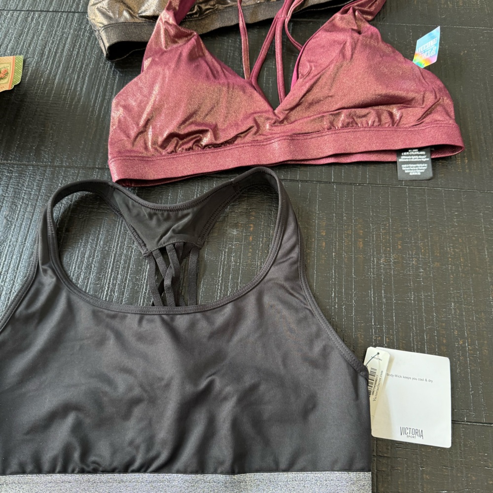 Victoria Secrets Sports Bras (3) small and Medium